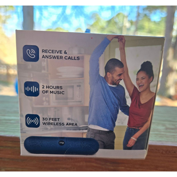 iHip Portable Speaker One Size Blue - Picture 2 of 5